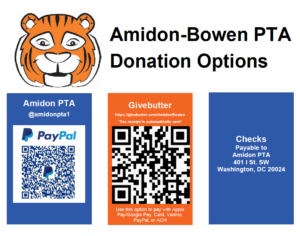 donation options through PayPal